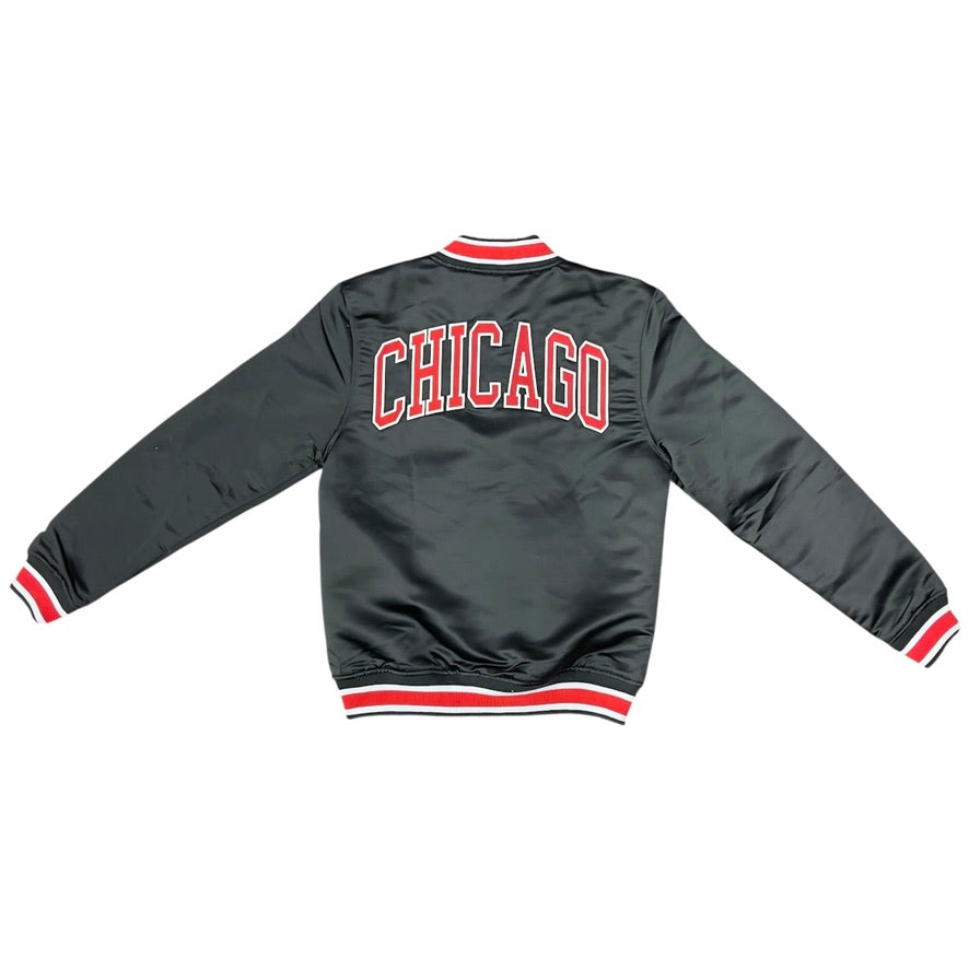 NEW ERA: Bulls Snapfront Satin Jacket 60779963